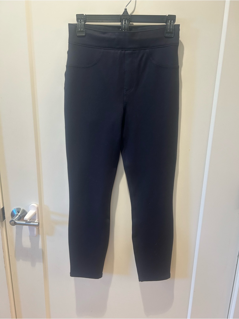 SPANX Navy High-Rise Sculpting Leggings